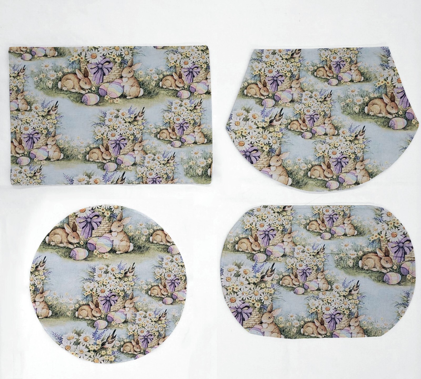 Easter Eggs & Bunnies Placemats (4 Shapes Available)