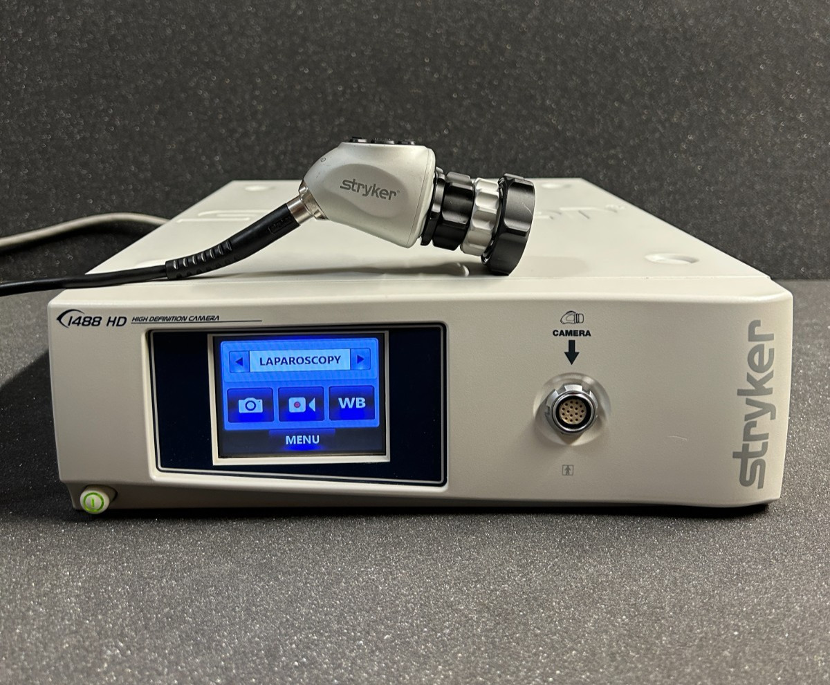 Stryker 1488 HD Camera Processor W/ Stryker 1488 HD Camera Head & ZOOM Coupler