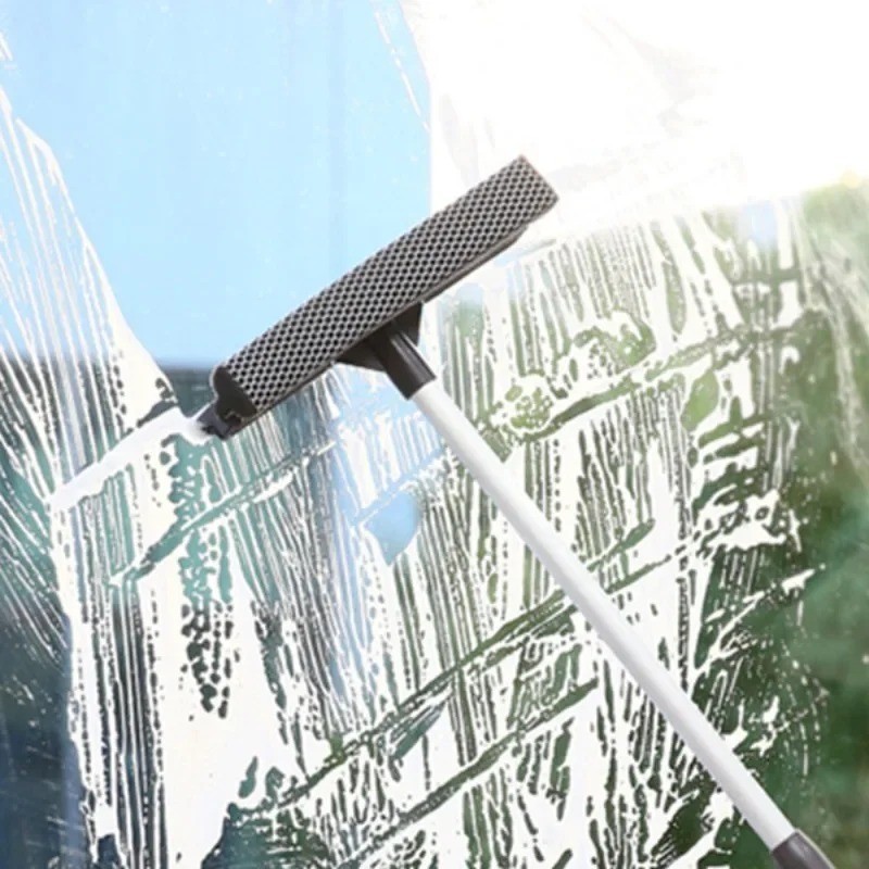 Extendable Window Squeegee Cleaner Long Handle Car Cleaning Window Glass