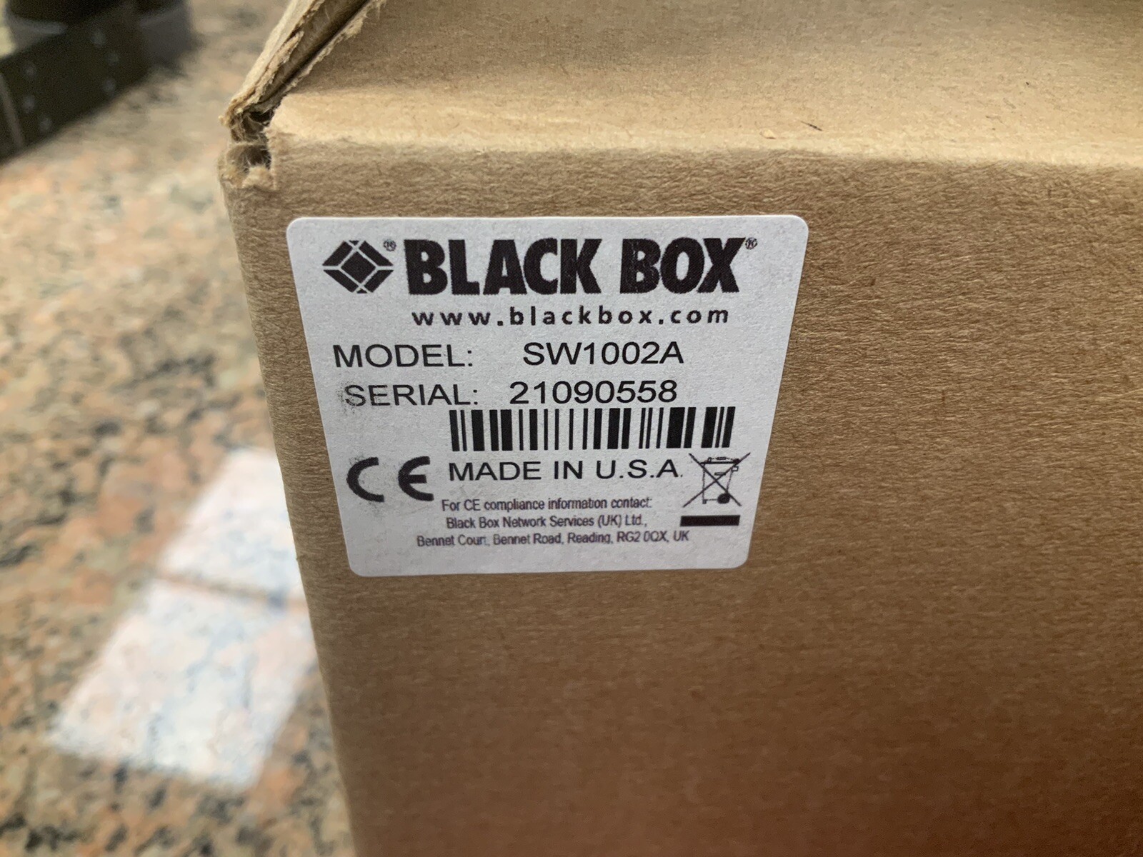 Black Box Fiber Optic A/B Switches and A/B Switches with Loopback Sw1002A