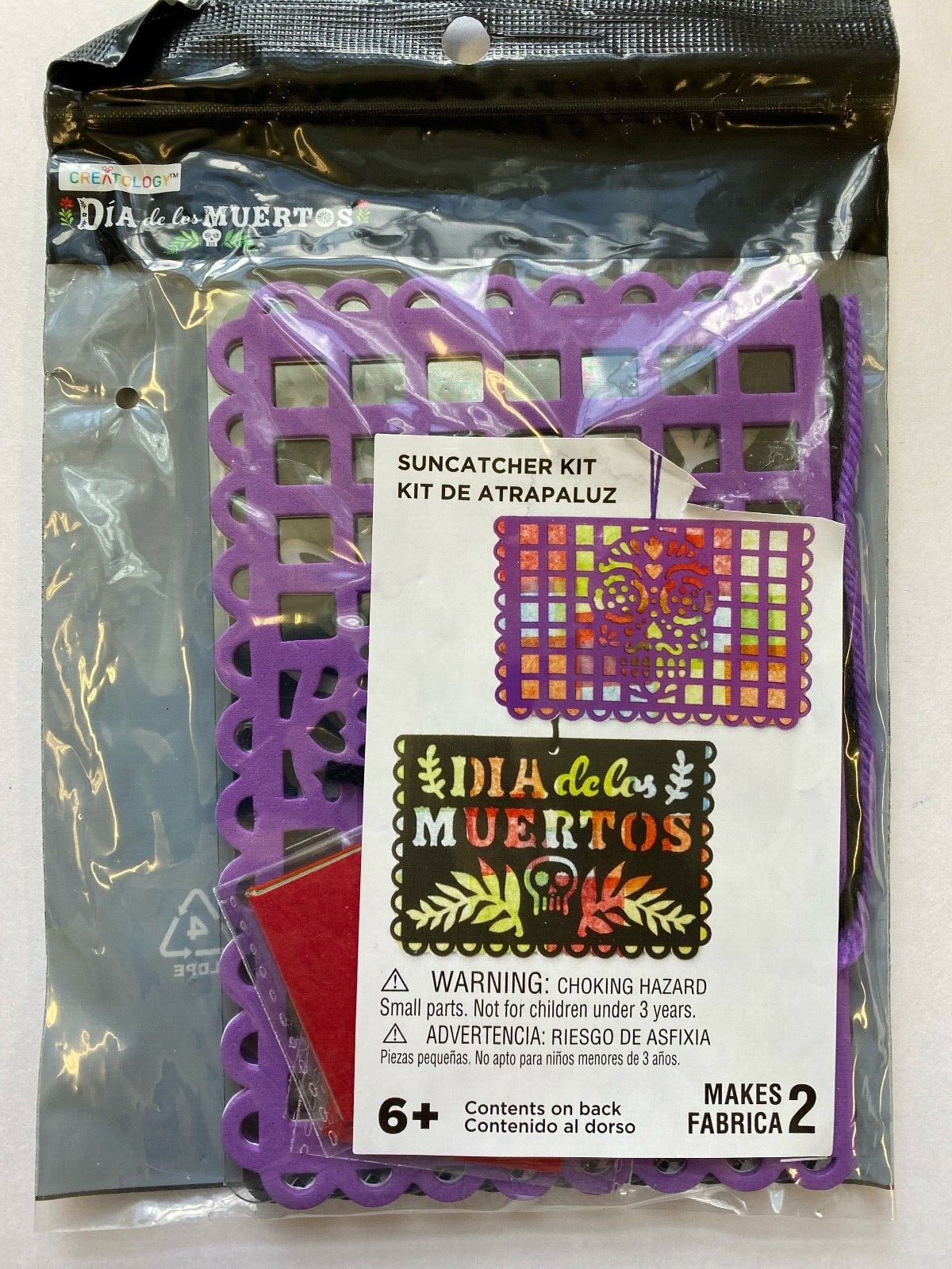 Creatology Day of the Dead Did de los Muertos sun catcher kit makes 2