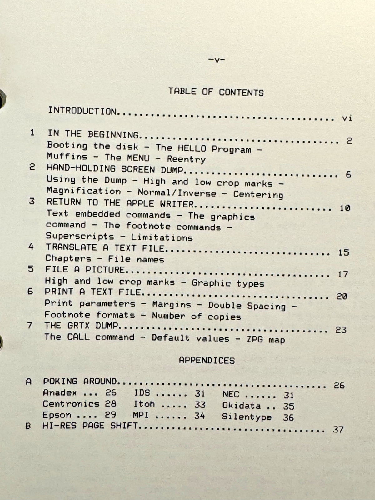 Graphtrix 1.3 Apple II 5.25 Floppy Software Manual Binder Untested