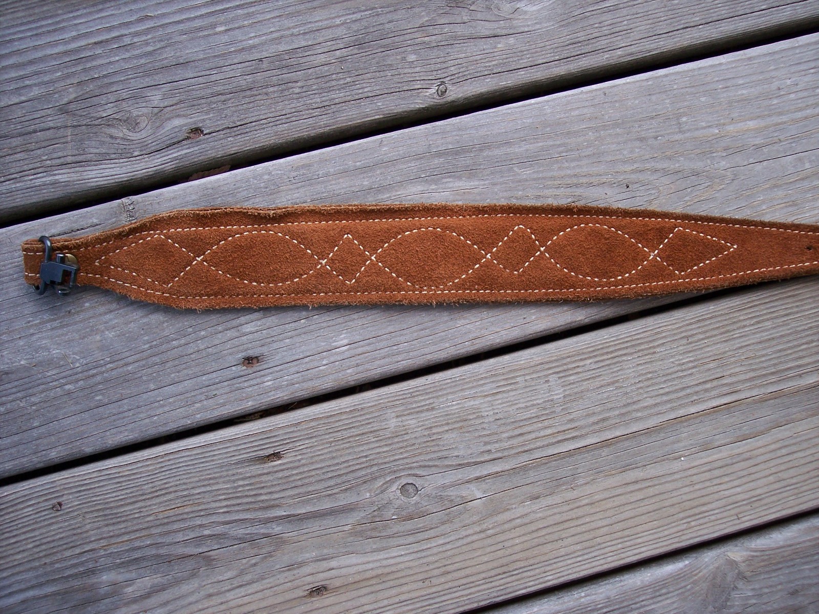 Padded  Leather Rifle Sling W/Swivels