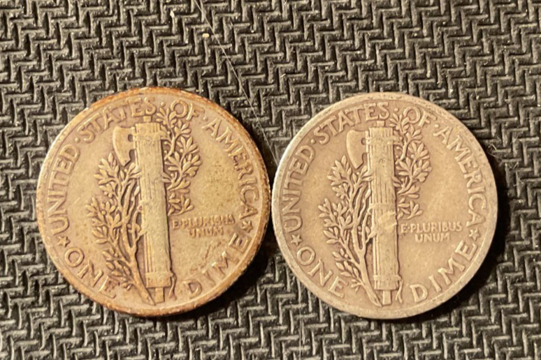 Mercury Dimes 1939,1942 (A423)