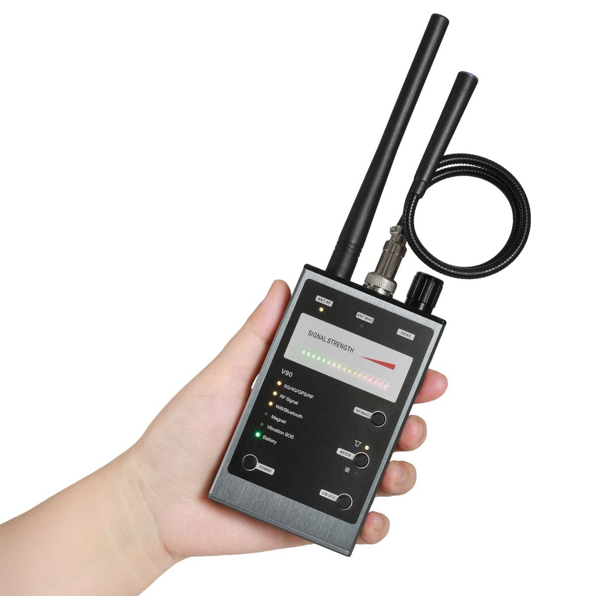 GPS Tracker Bug Detector Car Finder AirTag Scanner RF Sweeper Magnetic