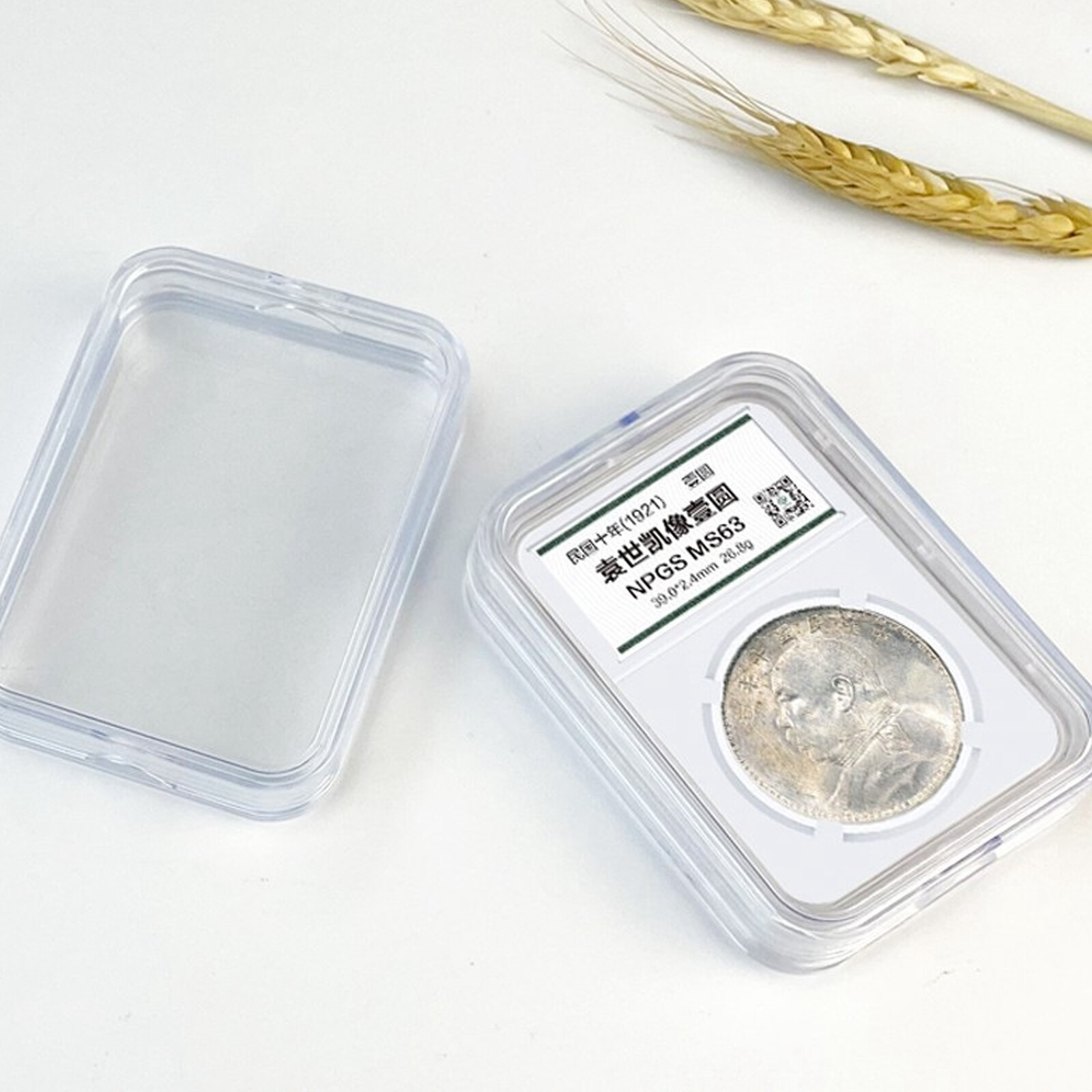 10 x Slab Protector Storage Case Holder Display Box Stand for NGC Graded Coin