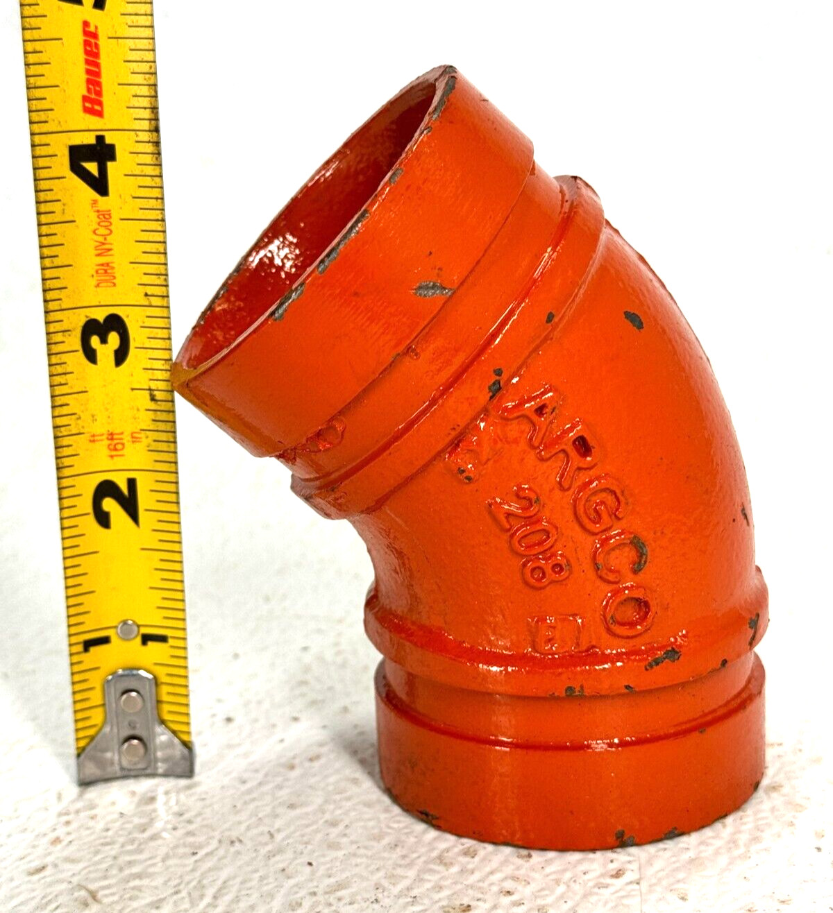 ARGCO 2" Style 208 45-Degree Elbow Grooved End Pipe Fitting