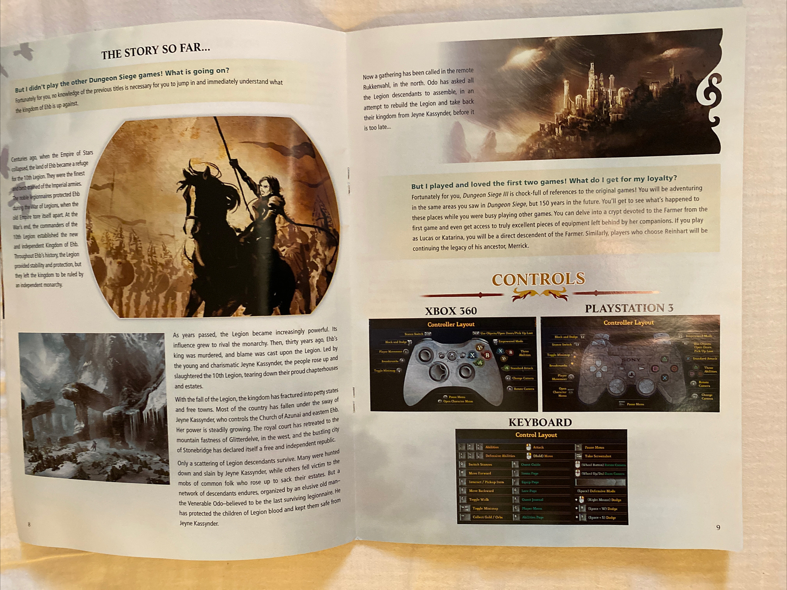 Dungeon Siege III Square Enix Reviewers Guide New