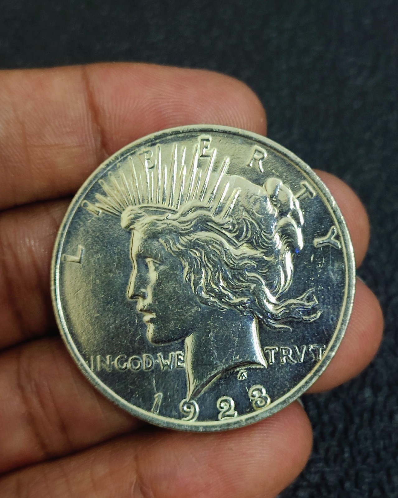 1923 Peace Silver Dollar $1 Gem BU MS+ Brilliant Cartwheel Luster Uncertified