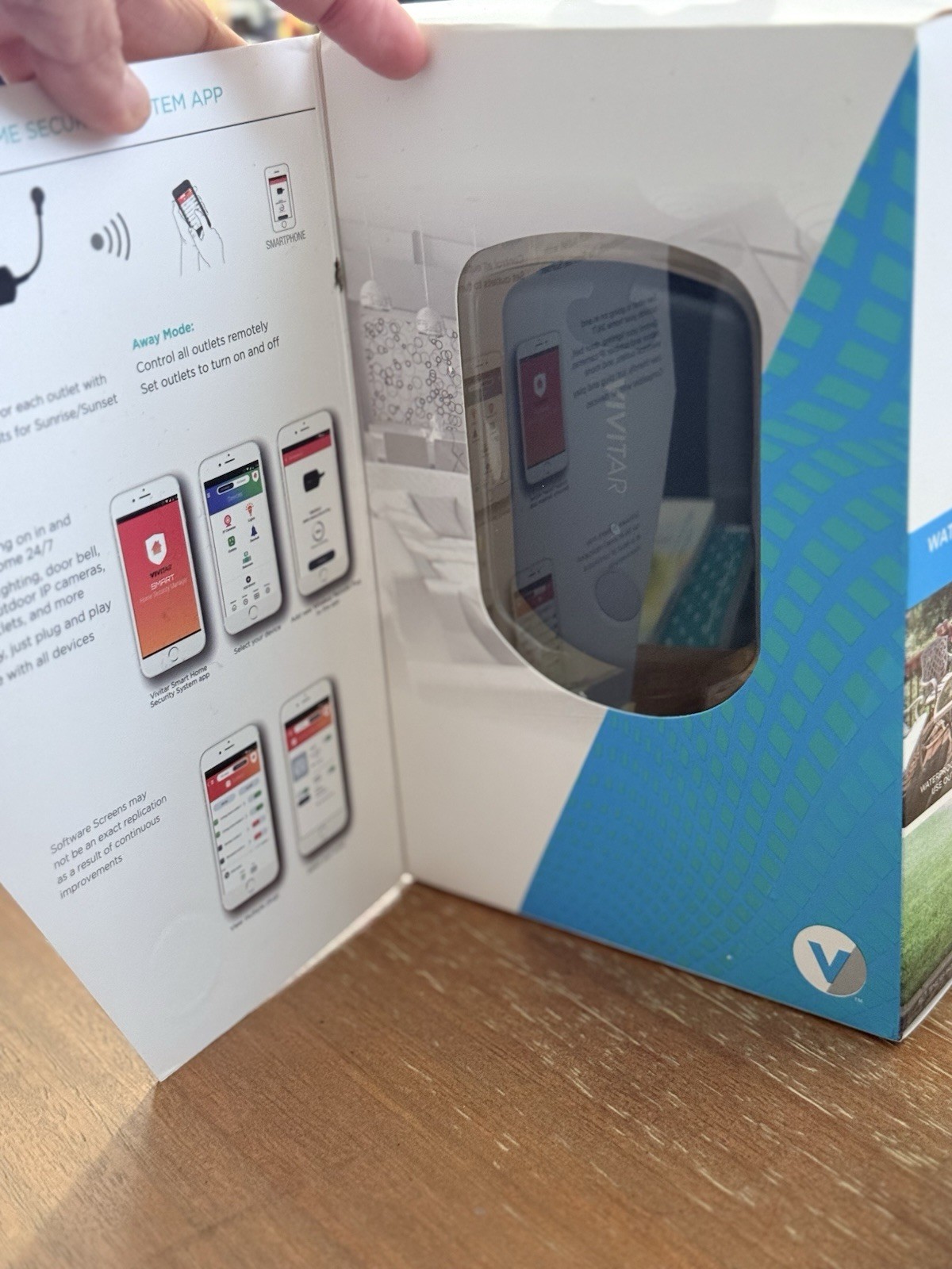 Vivitar Smart Security Waterproof Outdoor Smart Plug-Alexa and Google Assistant