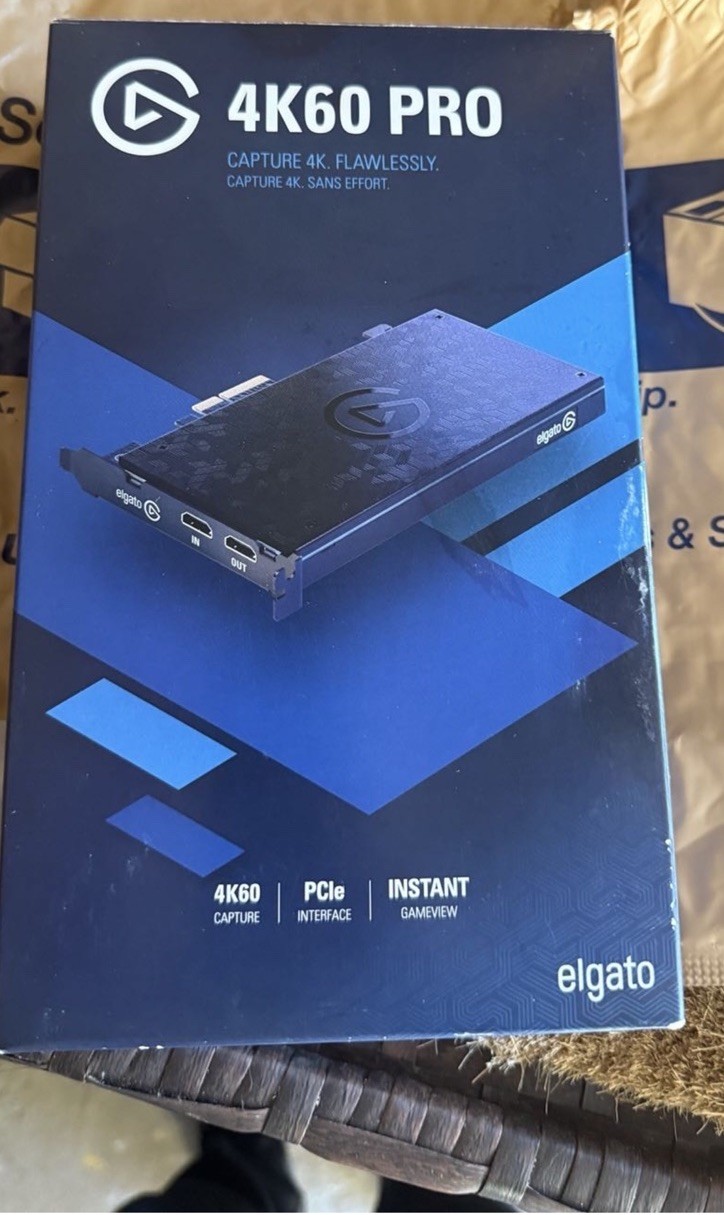 elgato capture card 4k60 pro