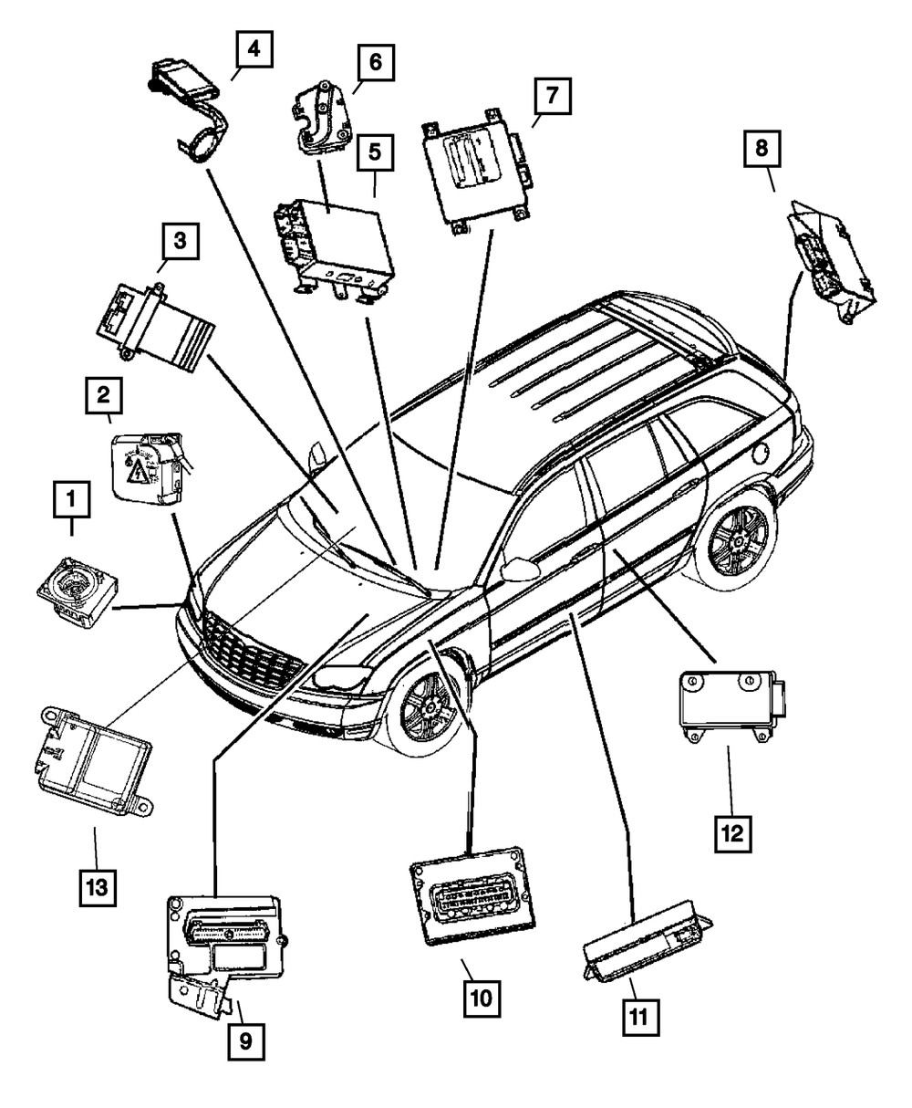 Genuine Mopar Immobilizer Module 4727408AF