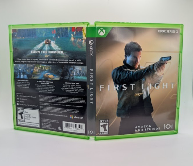James Bond First Light 007  - Xbox Series X Empty Game Case (No Game)