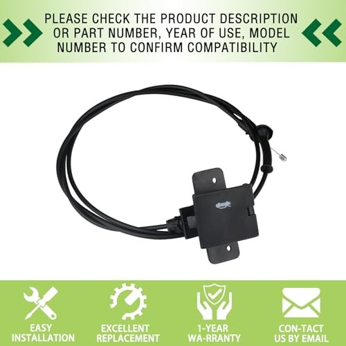 912-102 Hood Release Cable With Handle Compatible with 2003-2020 Chevy Express