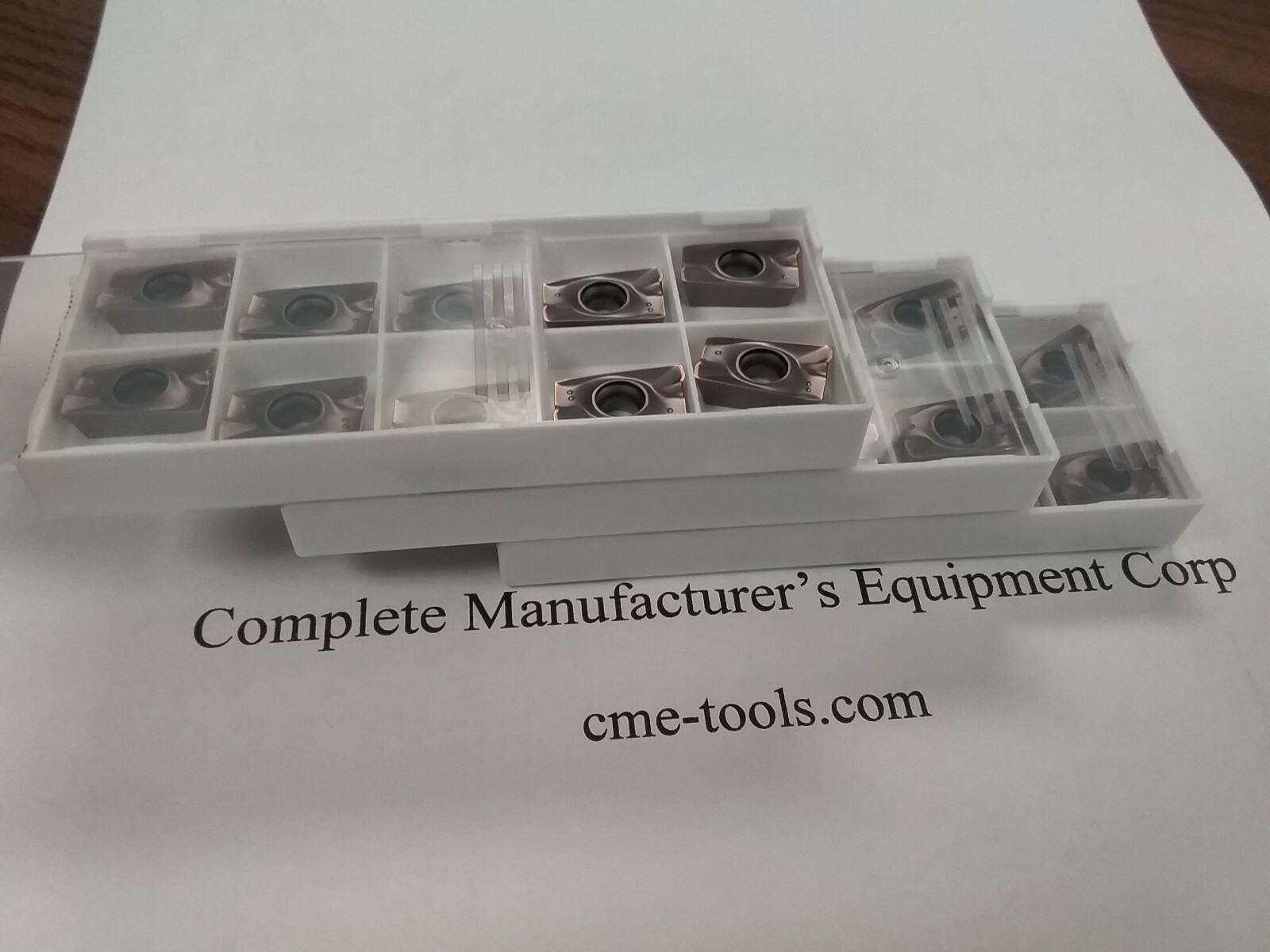 30pcs APKT1604 Carbide Inserts for stainless steel & titanium alloy cutting-new