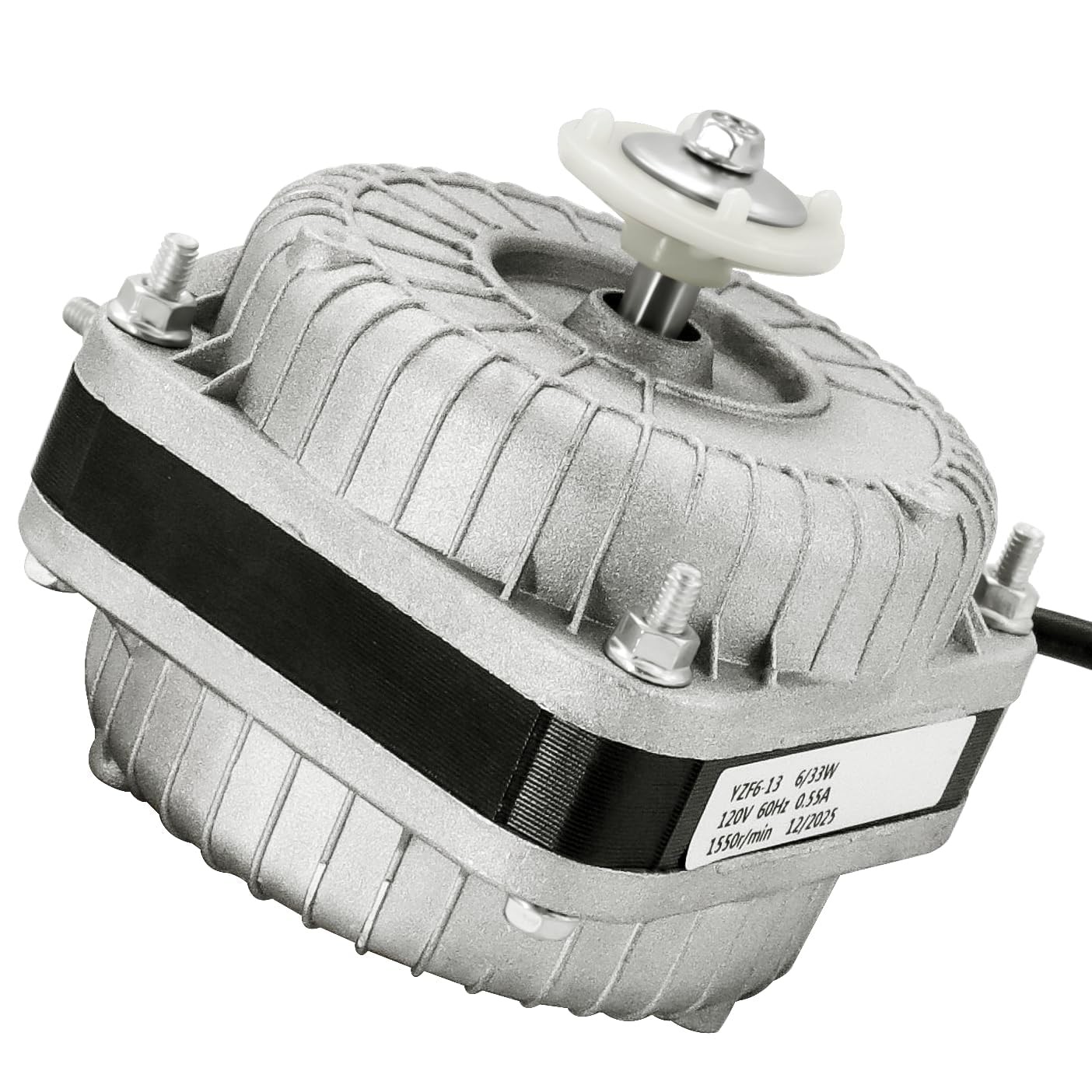YZF6-13 Condenser Fan AC Motor 1550 RPM 120V 60HZ 33W 0.55A, 1759-686 Evapora...