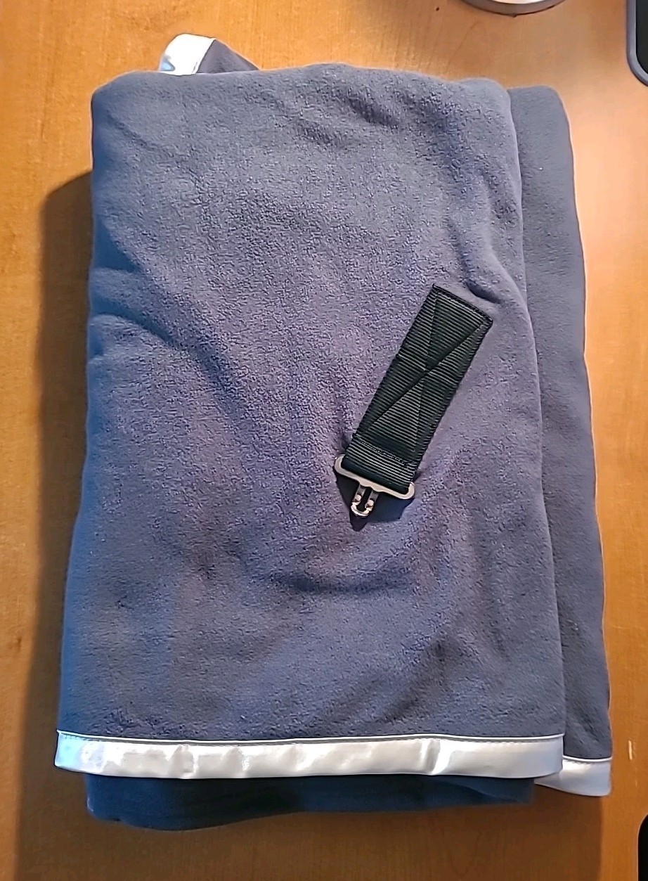 TGW Riding Horse Polar Fleece Stable Sheet Large Gray NWT