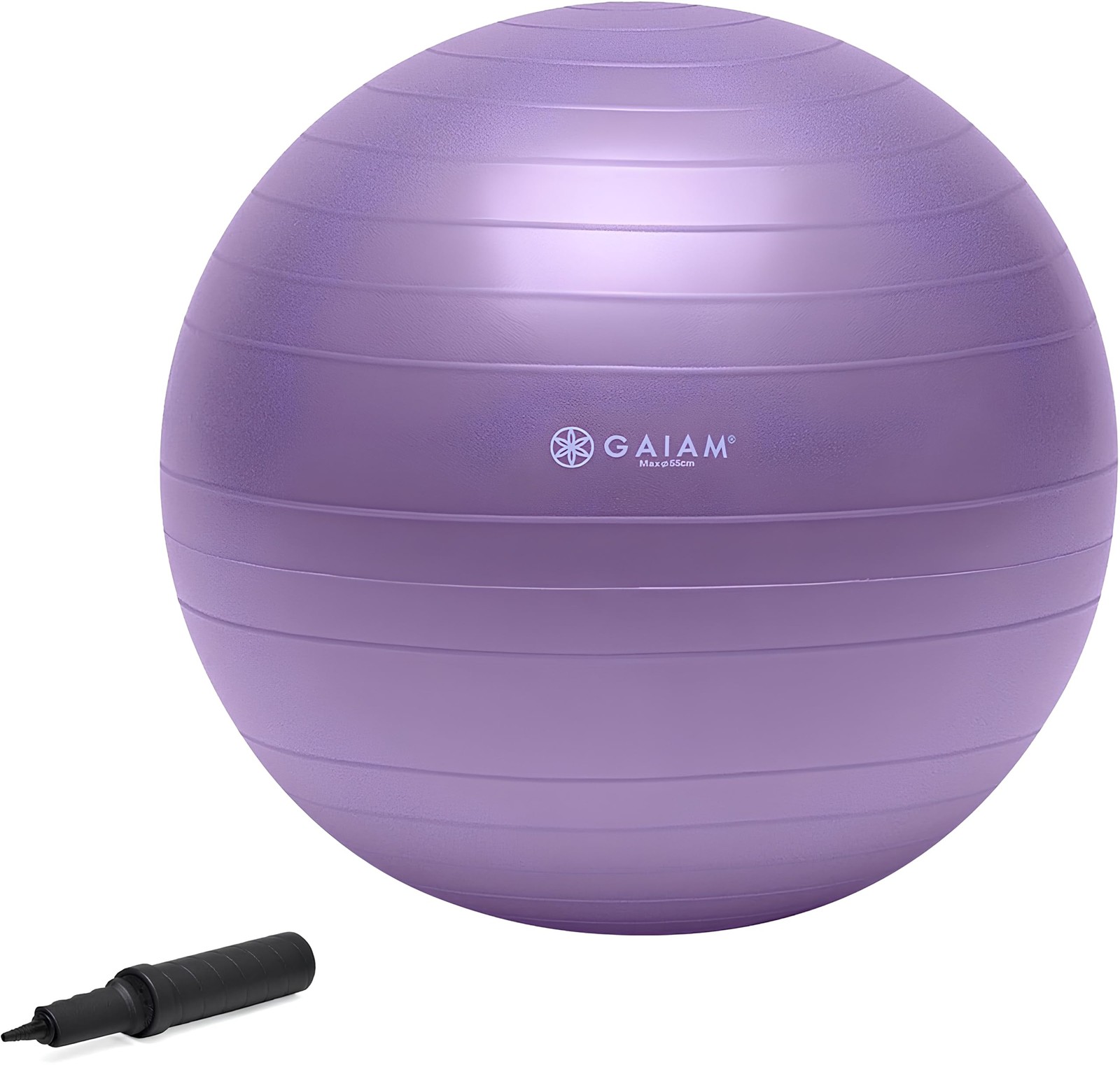 Gaiam 05-51980 Total Body Balance Ball Kit - Includes 55cm Anti-Burst Stabil...