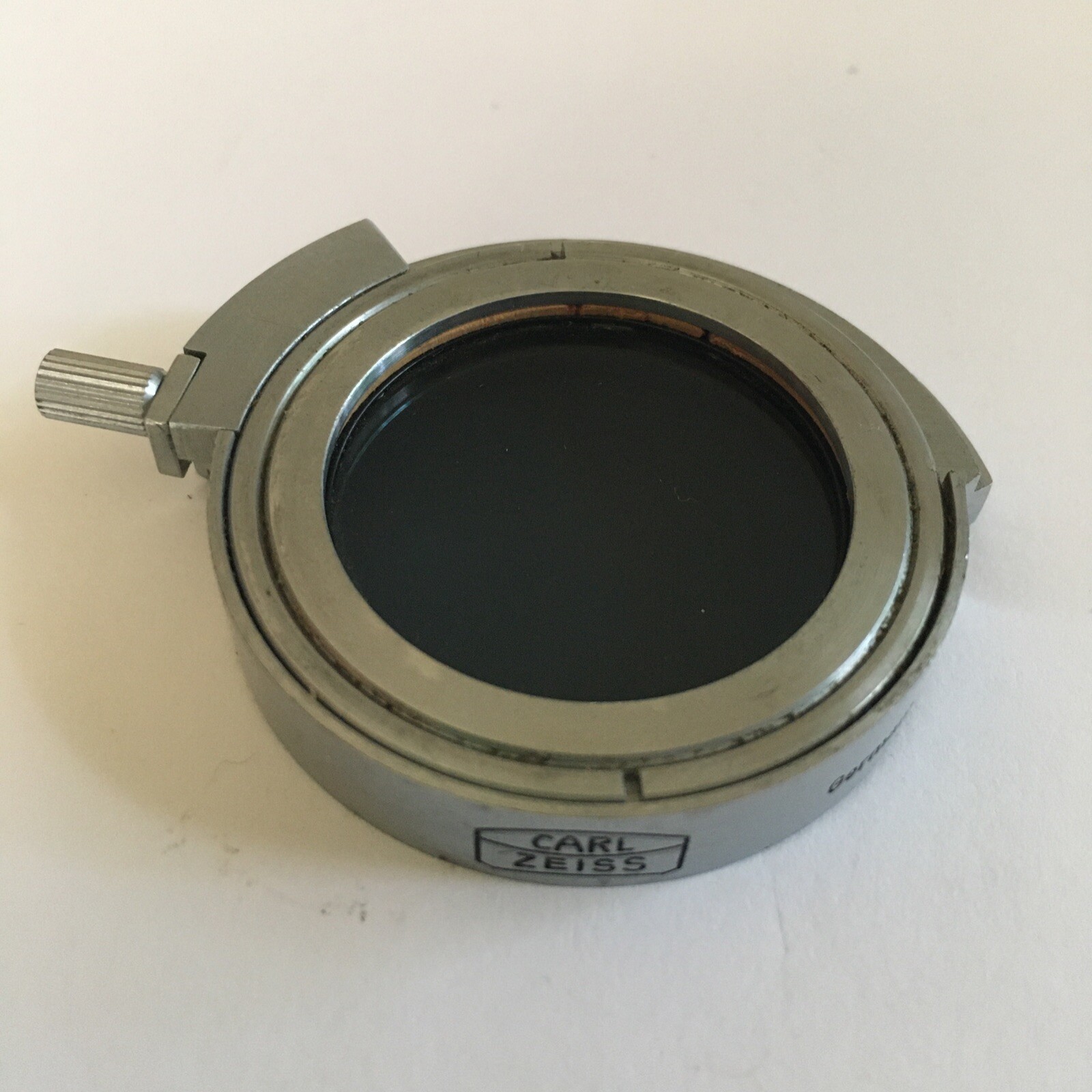 Carl Zeiss Mikroskop Farbfilter Filter 40mm Rotating Analyzer / Polarizer Pol