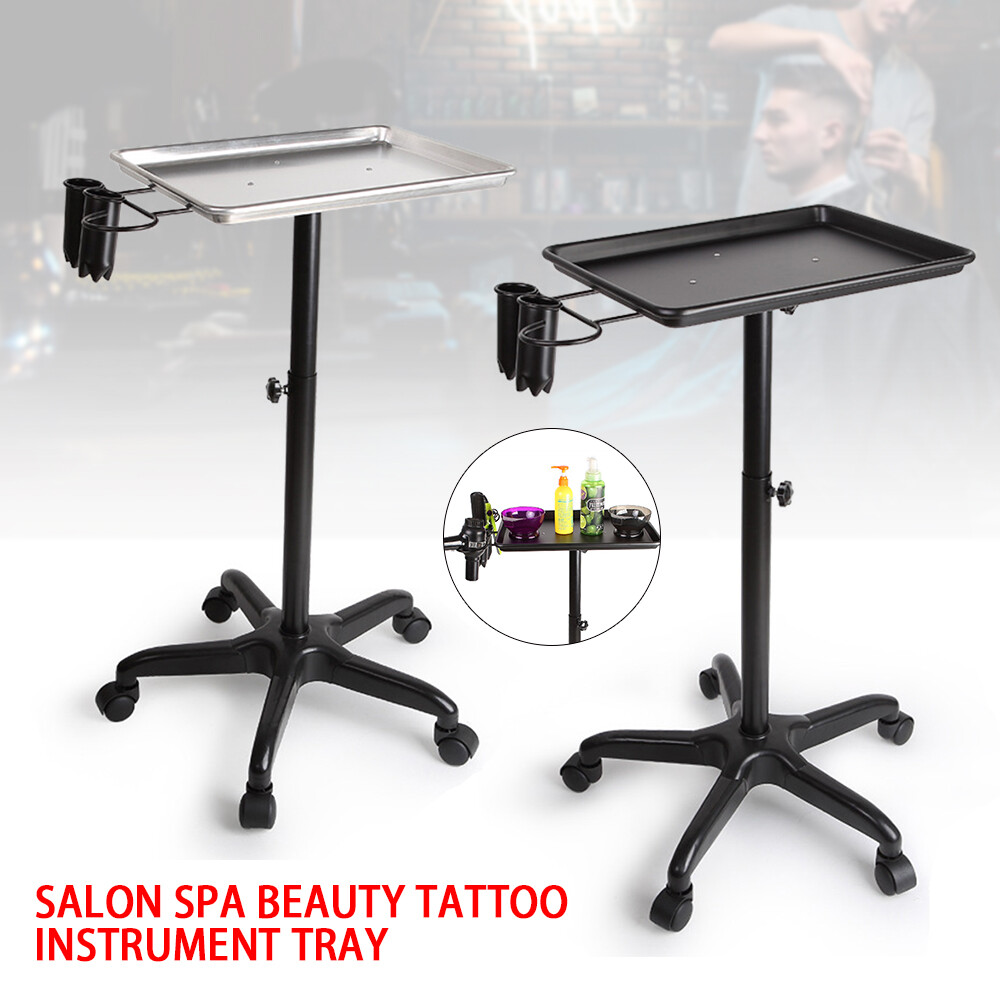 Hair Salon Trolley Storage Service Cart Beauty Salon Barber Stylist Tools Tray