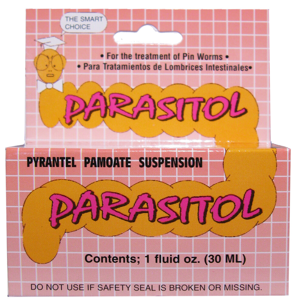 Parasitol Oral Liquid for Treatment of Pinworms, 1 FL OZ    Exp 11/2026