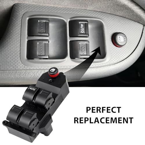 35750-S9A-307 Driver Side Power Window Switch Compatible with 2001-2006 Honda