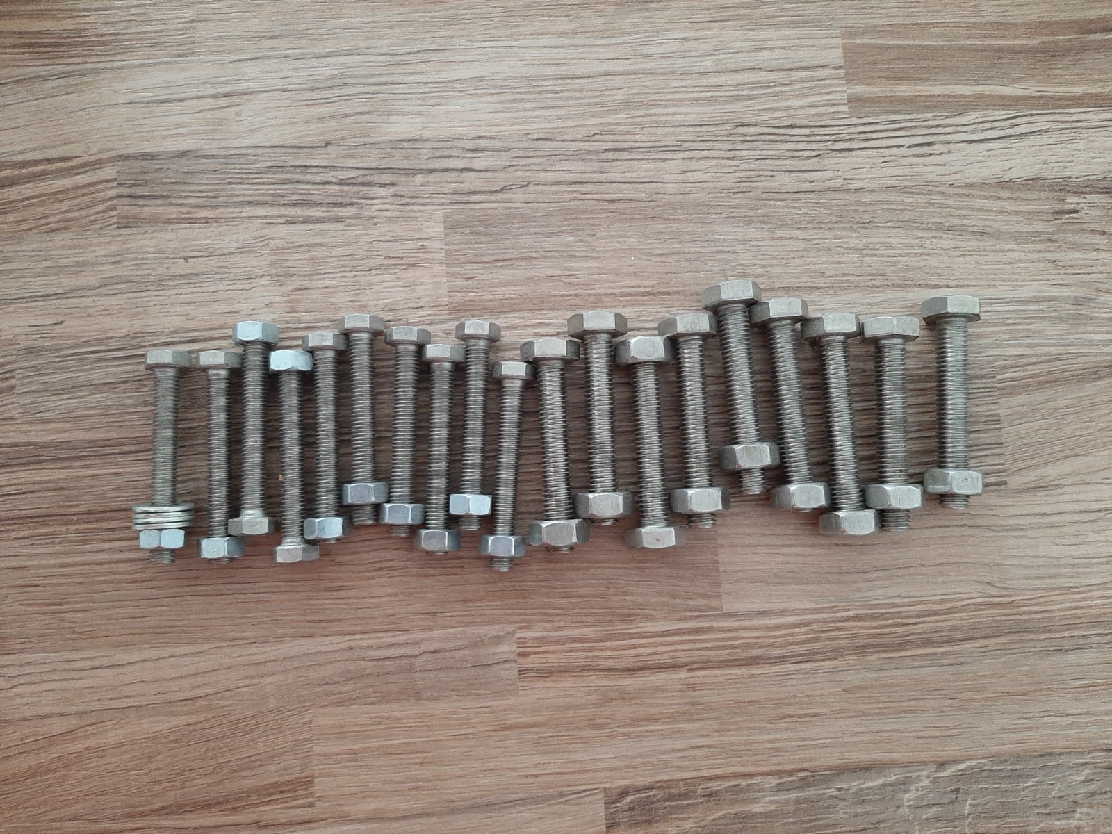 Thirty-four bolts