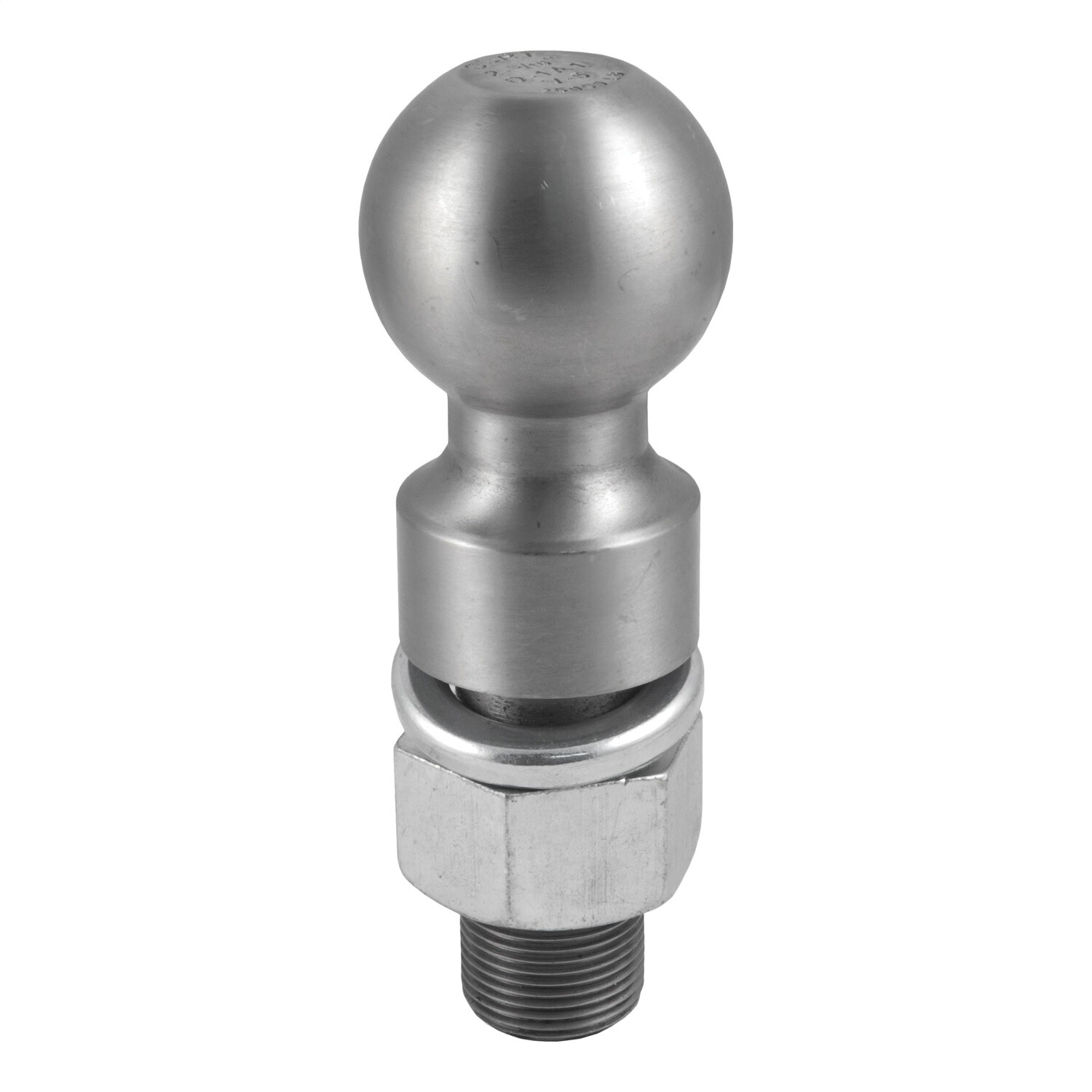 CURT 40086 2-5/16" Trailer Ball (1-1/4" x 2-5/8" Shank, 25,000 lbs., Raw Steel)