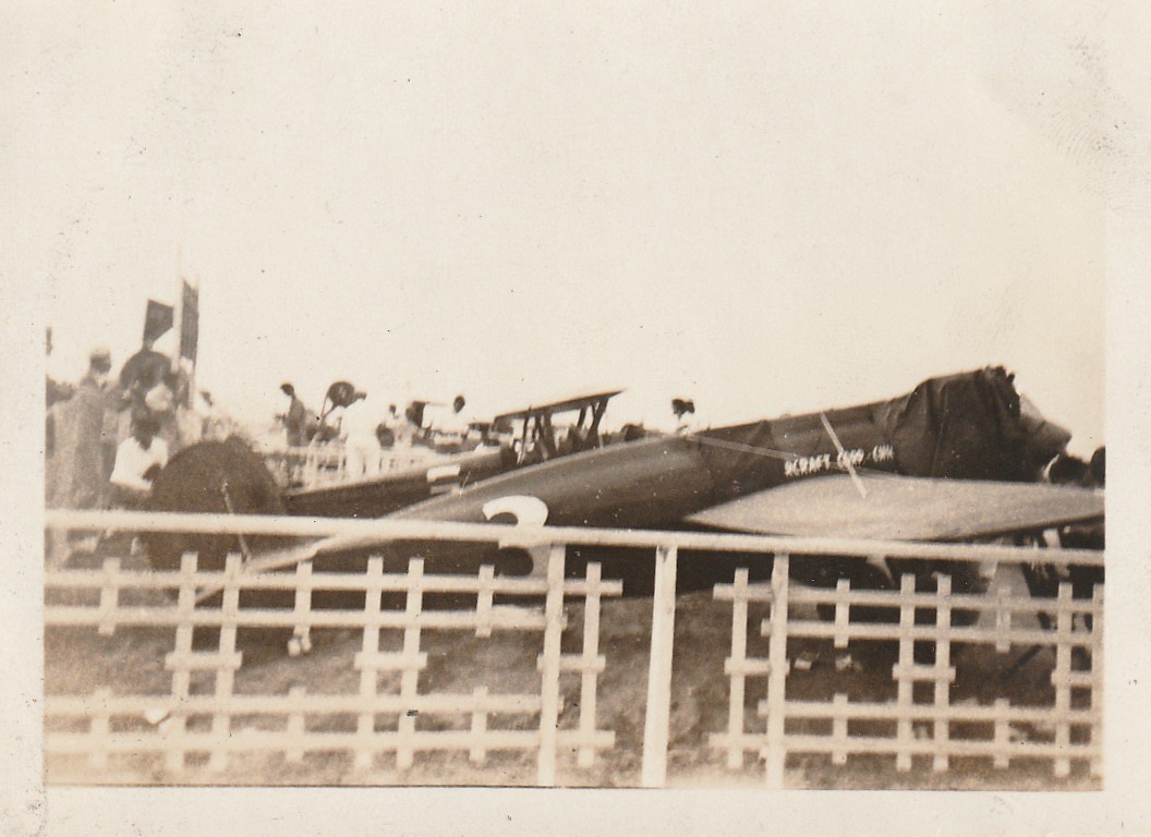 VINTAGE PHOTO & NEGATIVE - UNIDENTIFIED AIRPLANE AIRCRAFT - GOOGLE SAYS BALLANCA