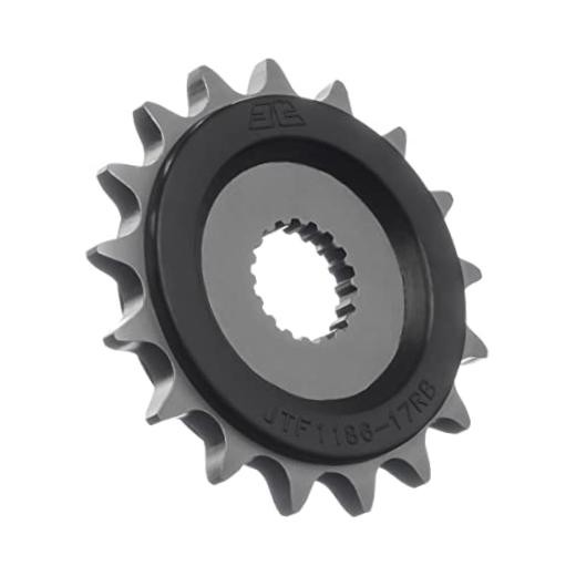 Sprockets F1186.17RB 17 Tooth Rubber Cushioned Front Countershaft Sprocket