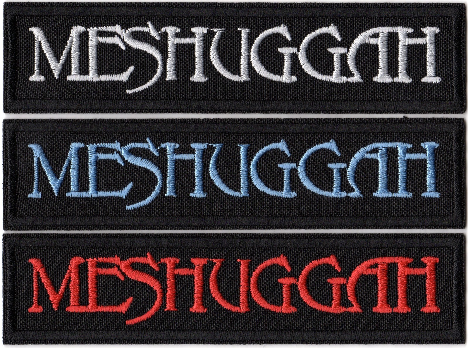 Meshuggah Patch Swedish Extreme Progressive Avant Garde Groove Metal Band Logo