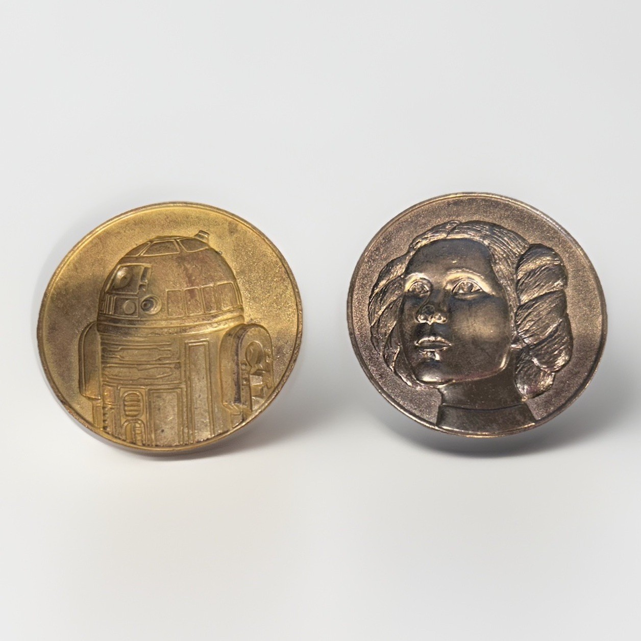 RARE Star Wars R2-D2 Princess Leia Collectible Coin Lucasfilm 2005