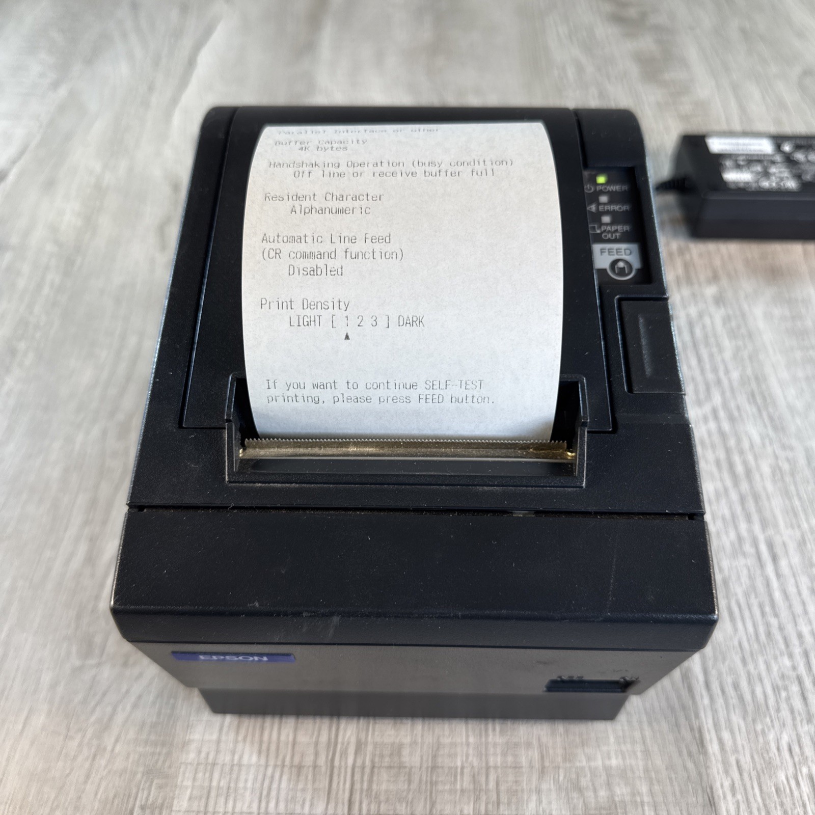 Epson TM-T88III Thermal Receipt Printer Parallel M129C Tested Working w Power