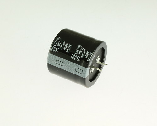 (8pcs) 390uF 400V DC Radial Snap In Mount Electrolytic Capacitor EETUQ2G391EA