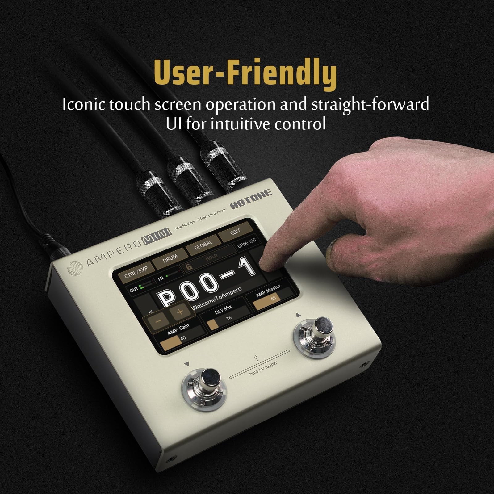 HOTONE Multi Effects Processor Pedal Guitar Bass Amp Modeling IR Vanilla