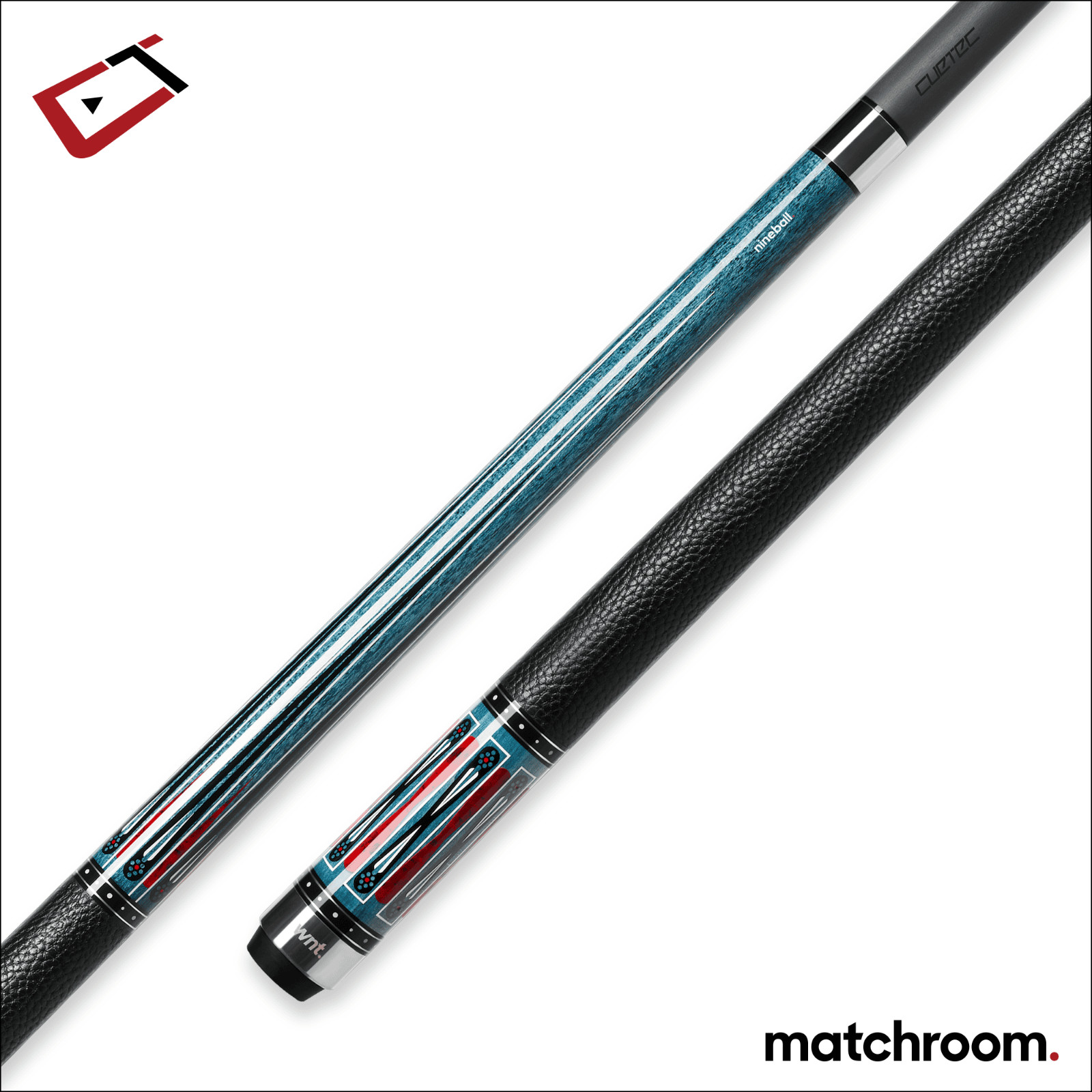 NEW Cuetec Cynergy Nineball Indigo 95-182LTWS 11.8mm Carbon Shaft FREE SHIPPING