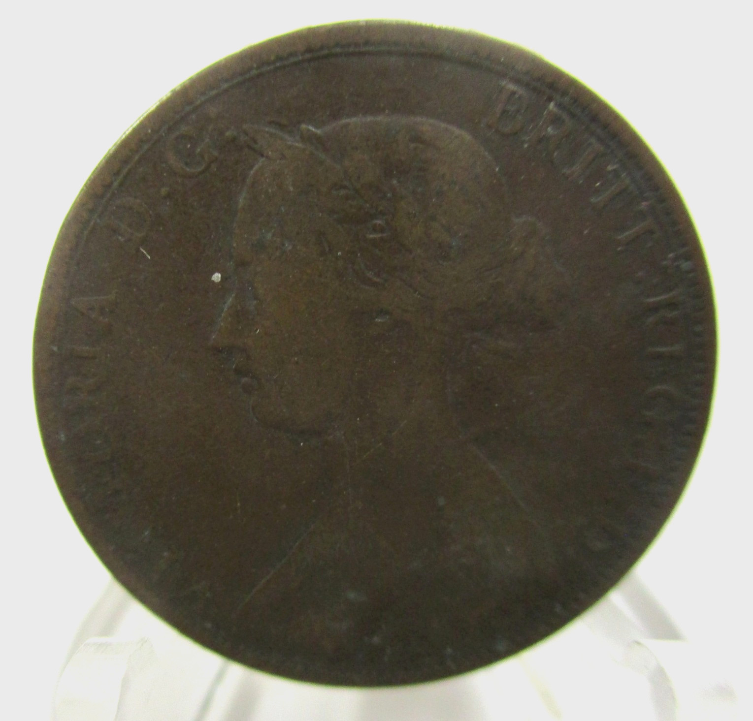 Km# 6 1864 New Brunswick Pre Canada Confederation One 1 Cent Coin Queen Victoria