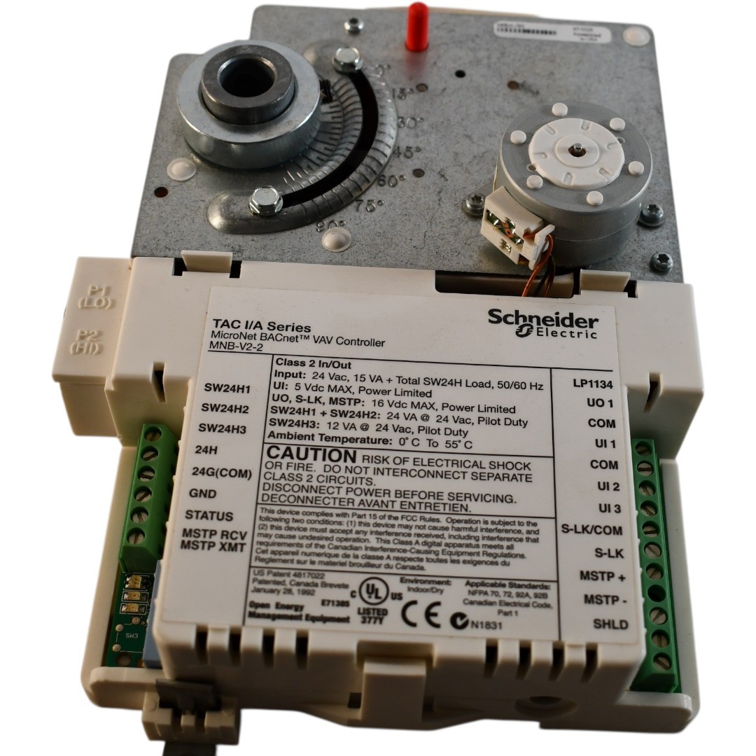 Schneider Electric MNB-V2-2 BacNet VAV Deluxe MicroNet Controller I/A Series