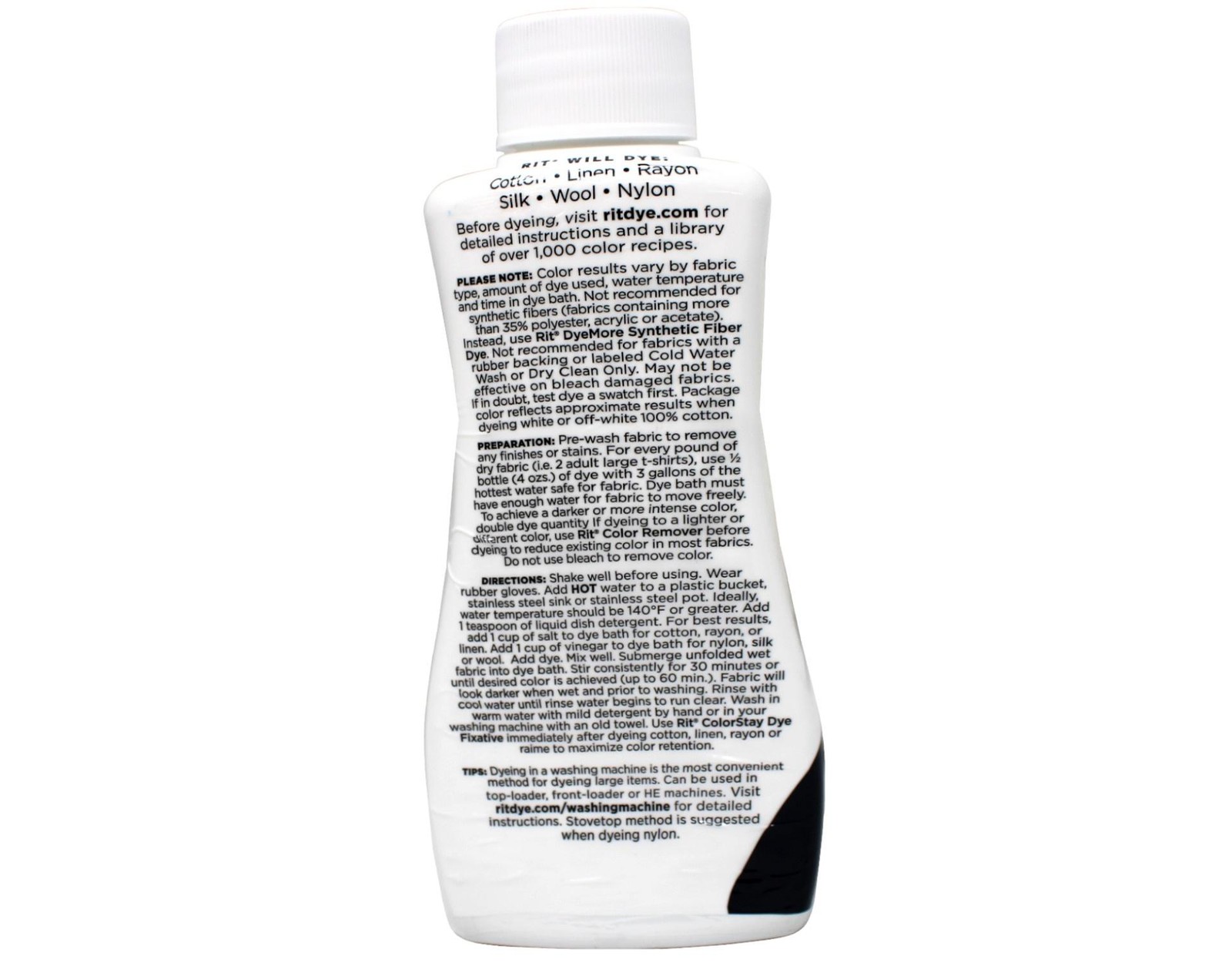 Rit All-Purpose Liquid Dye, 8 Ounce, Black - 5 Pack