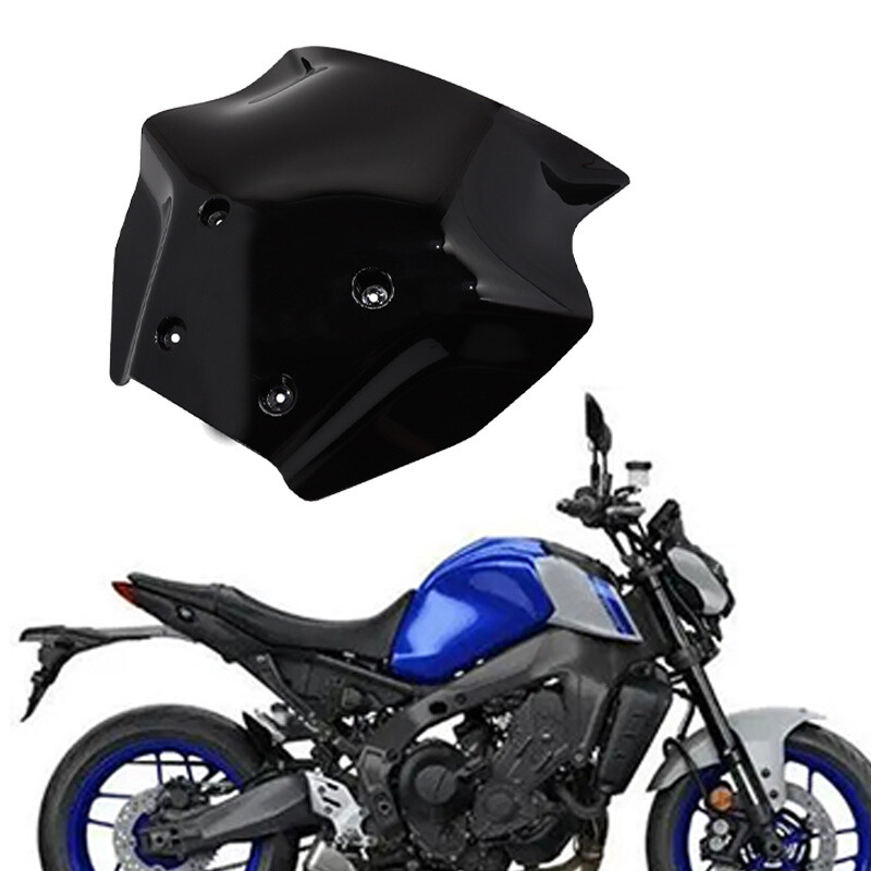 For Yamaha MT-09 SP 2024 Windshield Wind Deflectors Black