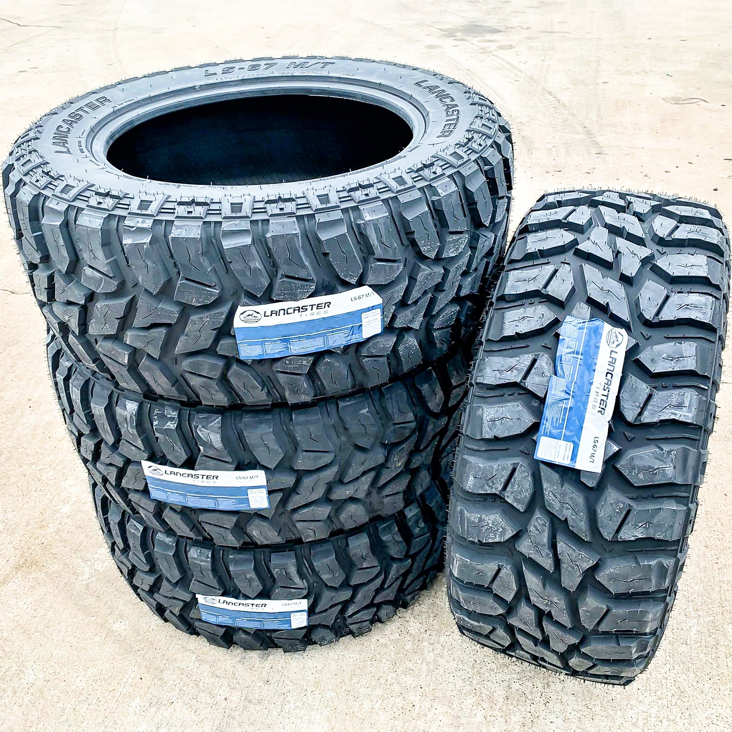 4 Tires Lancaster LS-67 M/T LT 35X12.50R18 Load E 10 Ply MT Mud