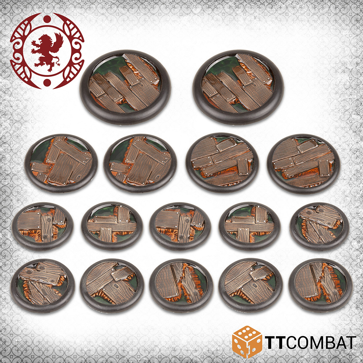 Carnevale BNIB Sunken Wood Bases