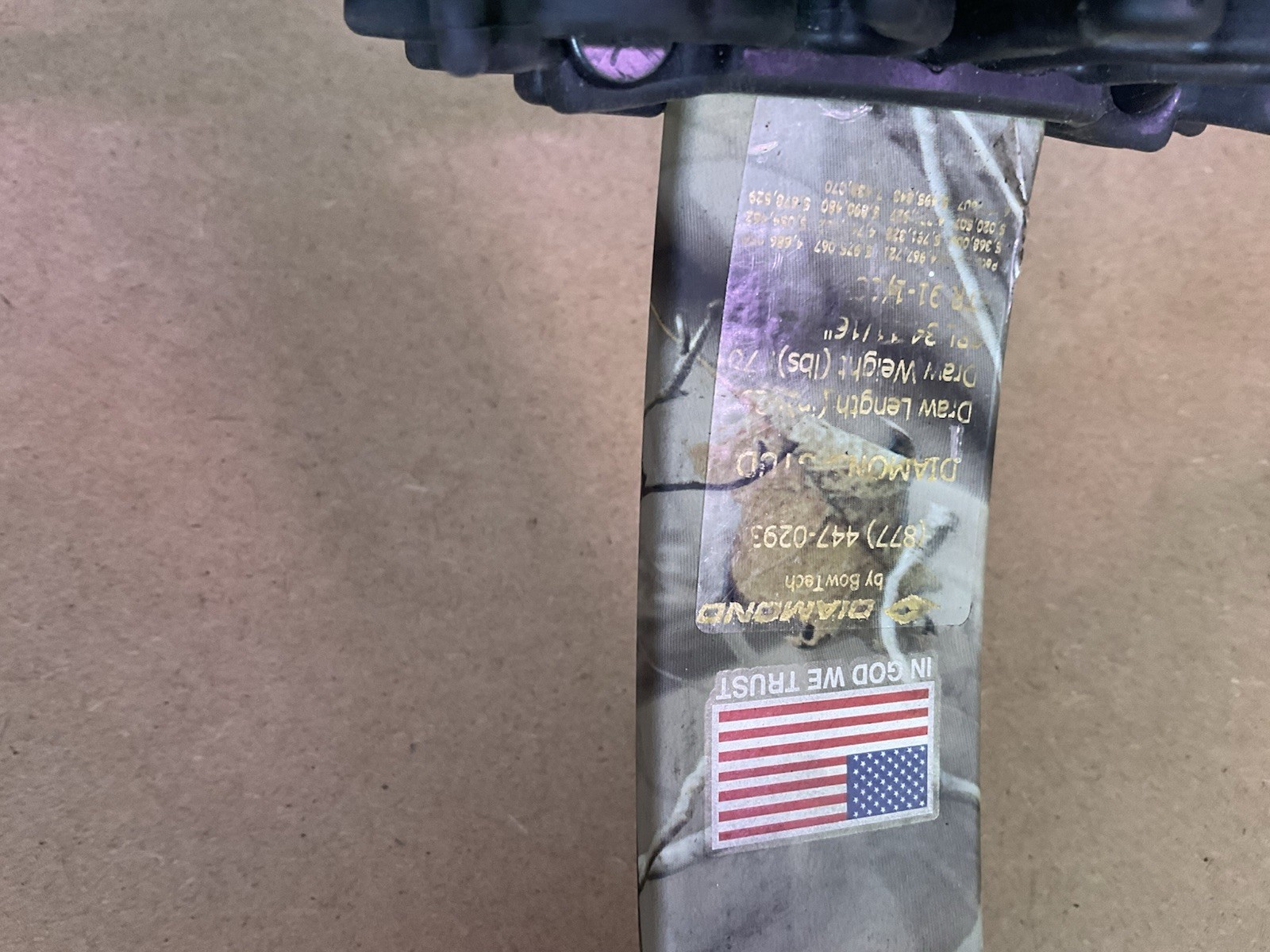 DIAMOND ARCHERY STUD RH BOW