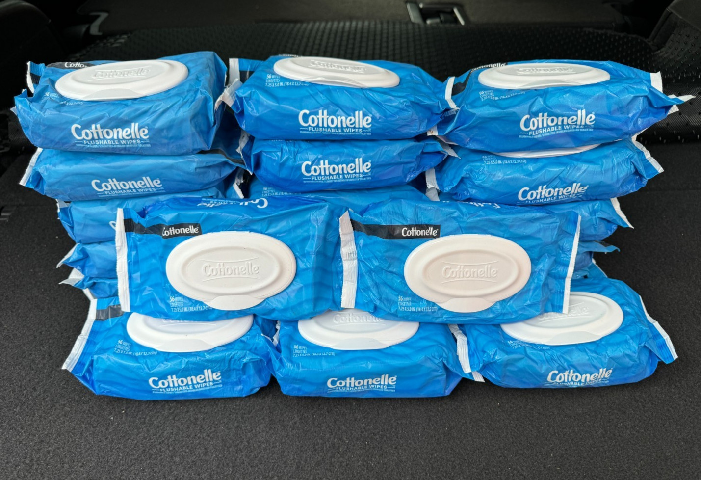 Cottonelle Flushable Wet Wipes - (56ct x 20) 1120 Total Wipes - Disheveled Packs