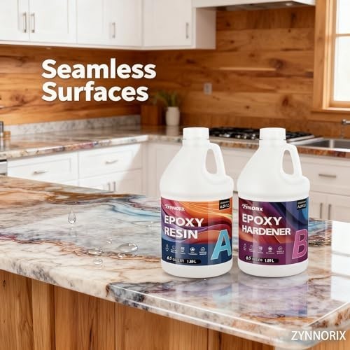 EPOXY RESIN 1 GALLON KIT * CLEAR * UV RESISTANT * LAMINATING * FIBERGLASS * Flow