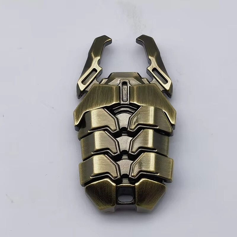 Hot Retro Scarab Fidget Toy Creative Zinc Alloy Magnetic Push Fidget Slider Gift