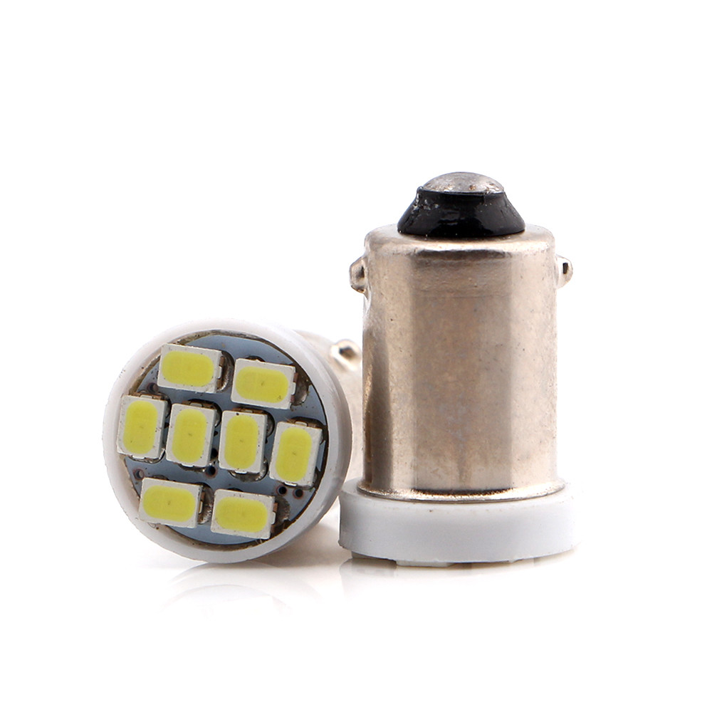 100Pcs DC AC 6V 6.3V BA9S 1889 1895 T11 T4W 1893 64111 Pinball LED Light Bulbs