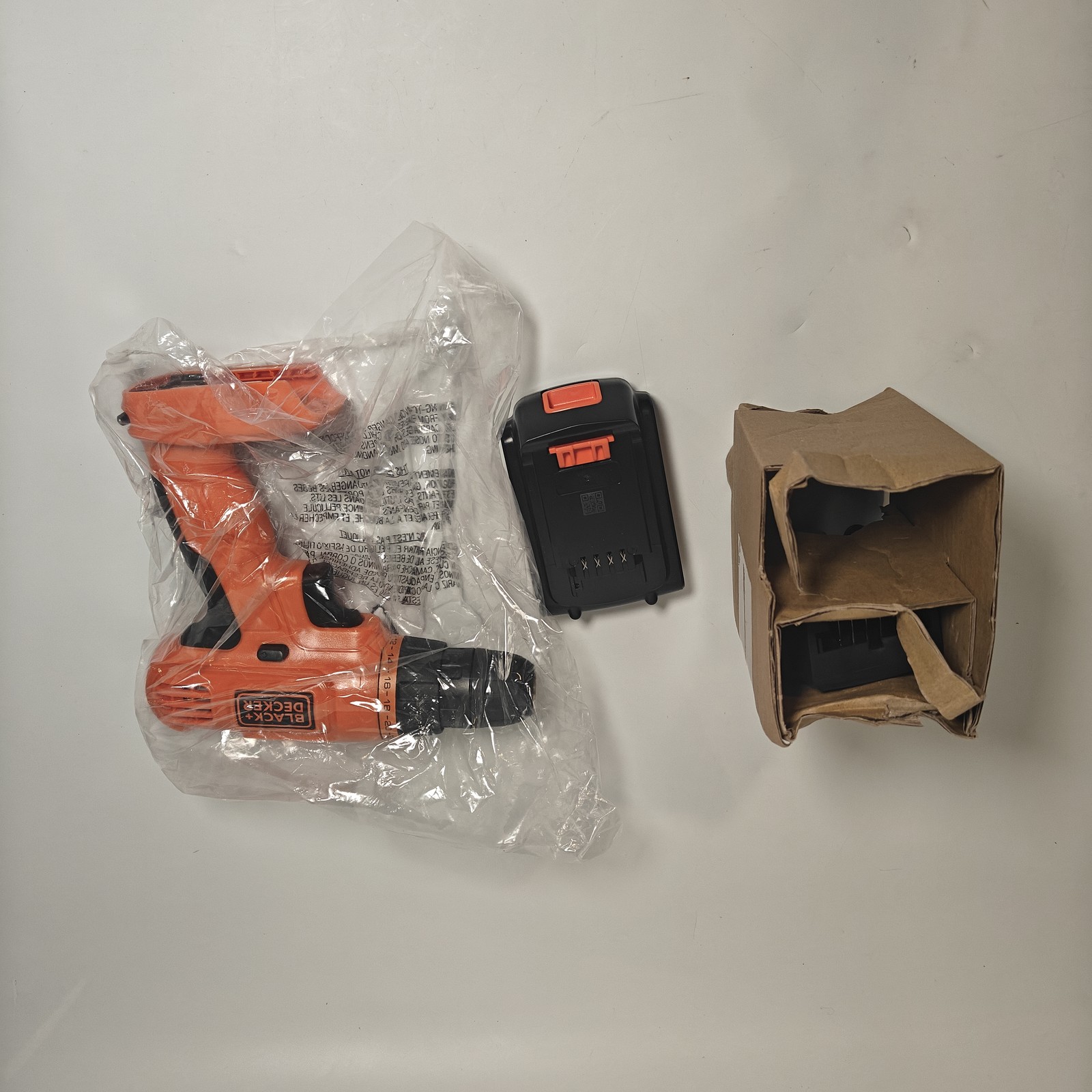 BLACK+DECKER 20V MAX* POWERCONNECT Cordless Drill Driver Kit (BDC120VA100)