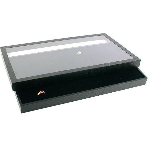 72 Slot Black Ring Display Insert & Travel Tray
