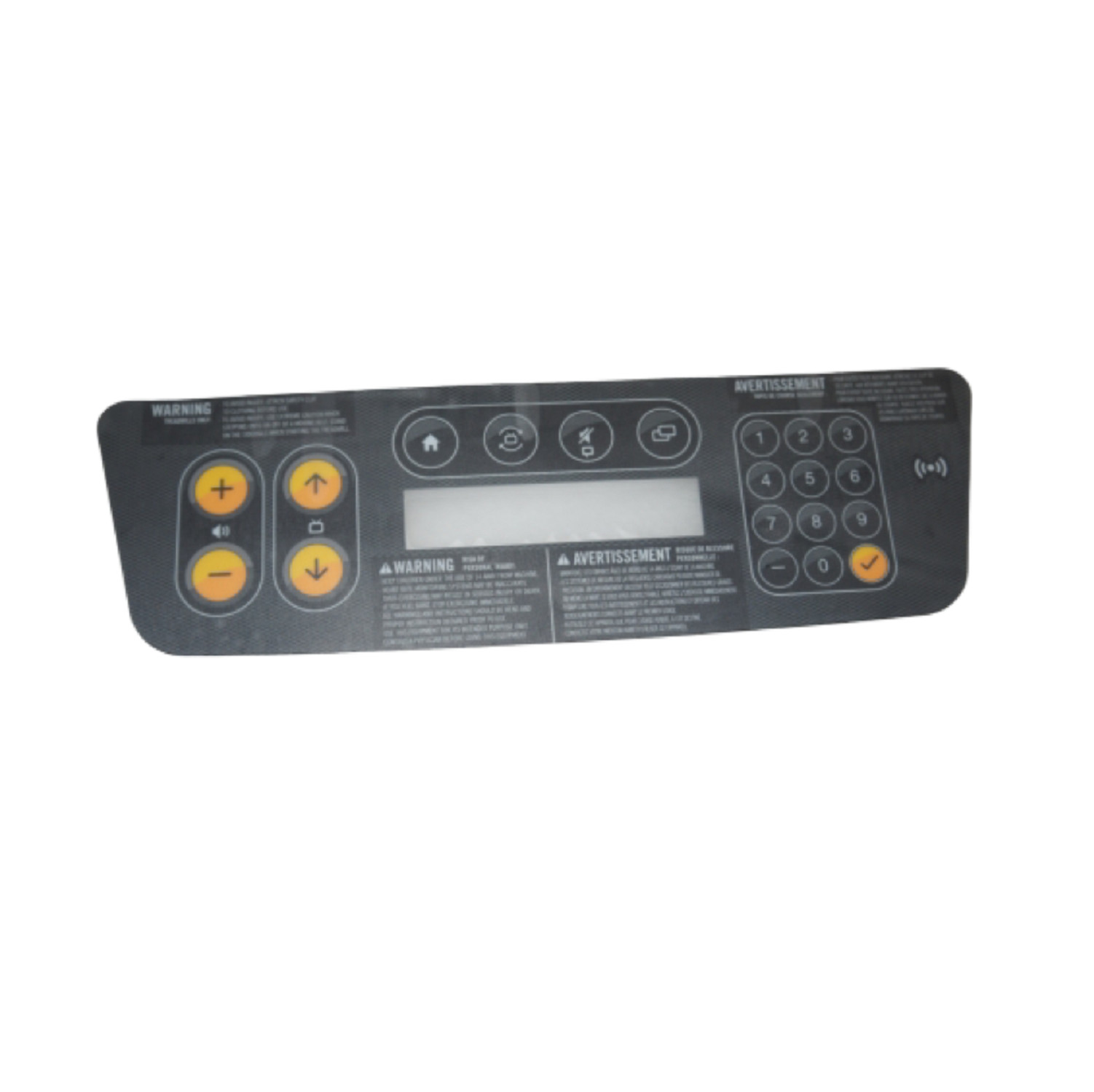 Matrix Fitness Treadmill English French TV Overlay 1000384986